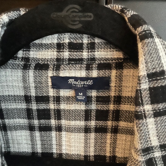Madewell Plaid Long Sleeve Shirt - Picture 6 of 6